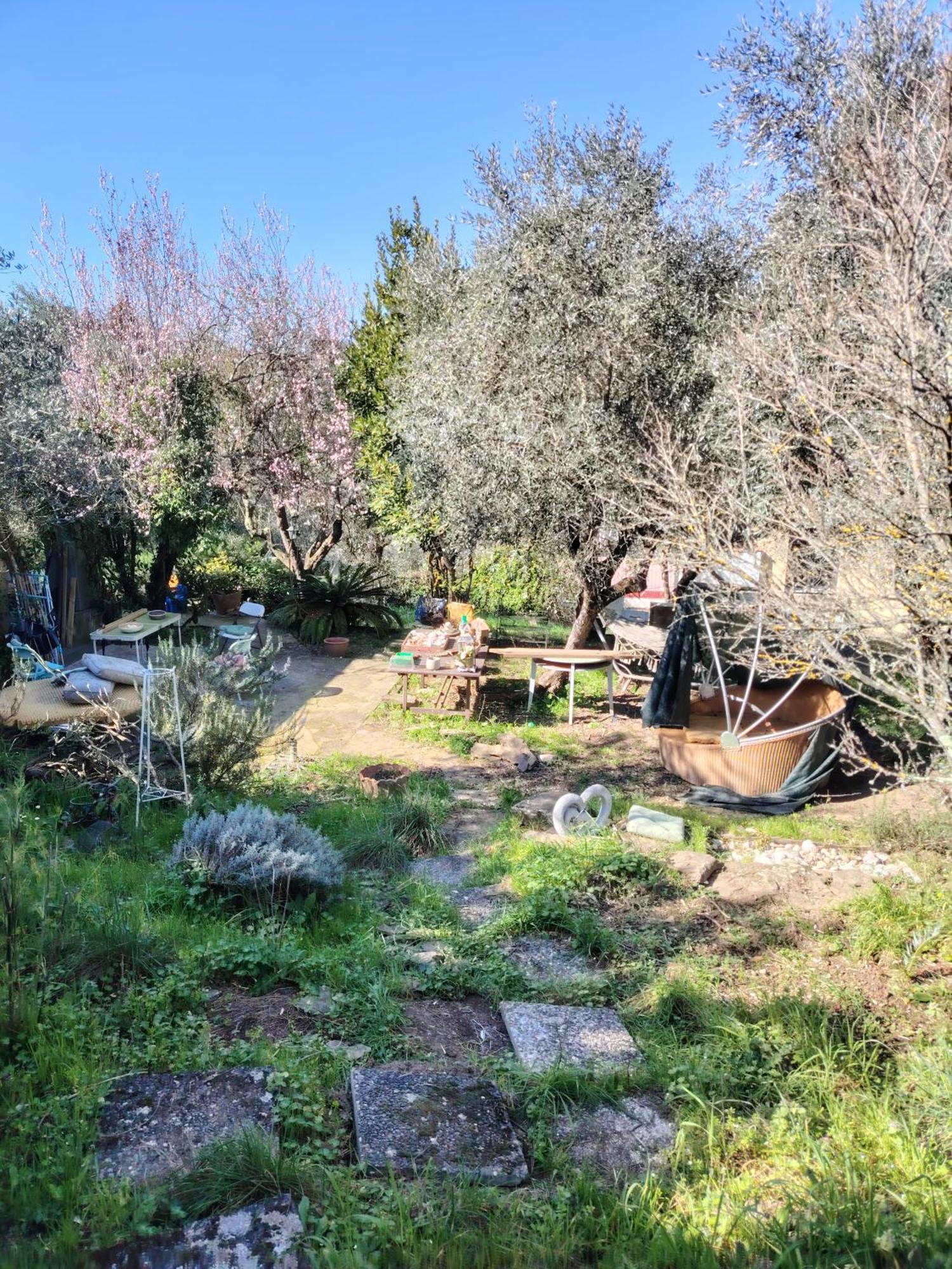 Turisti Nella Natura In Citta D'arte Campingplatz Florenz